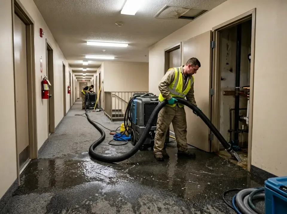 multi-unit-apartment-hallway-f-005 — frequently asked questions, Emergency Burst Pipe Water Extraction & Removal in Smithsbu…